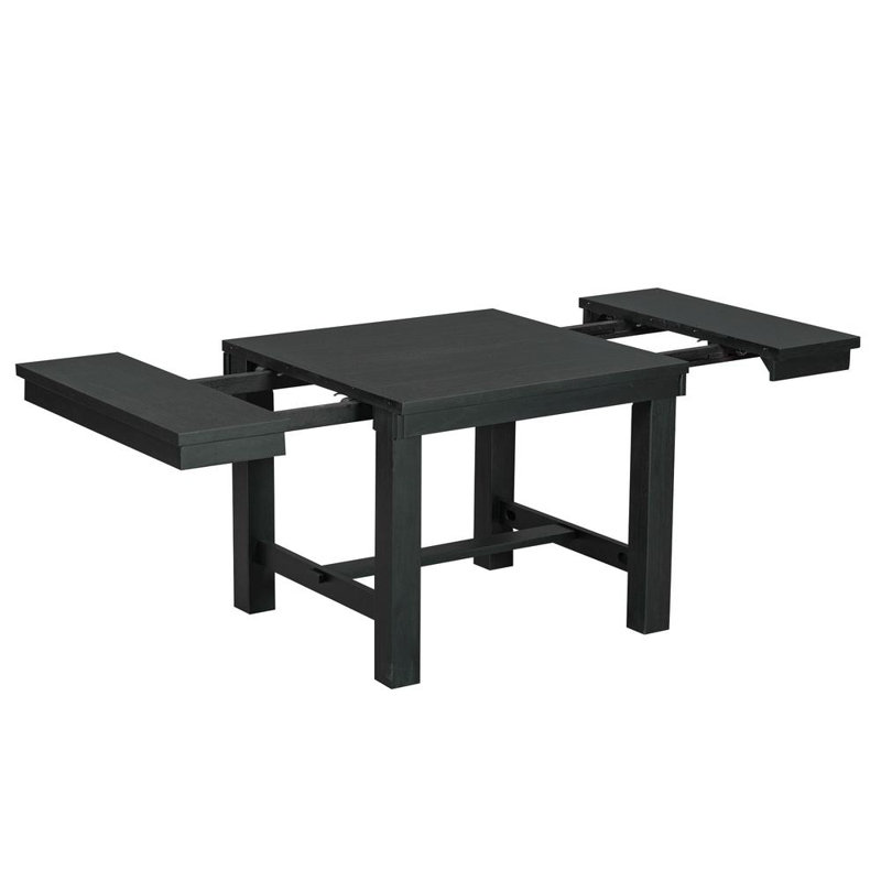 Extendable Dining Table, Black