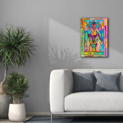 «Tarot - The Devil» par Dean Russo, art mural sur toile
