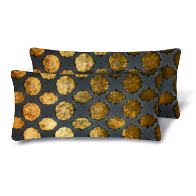 Mod Fretwork Rectangle Pillow Cover & Insert