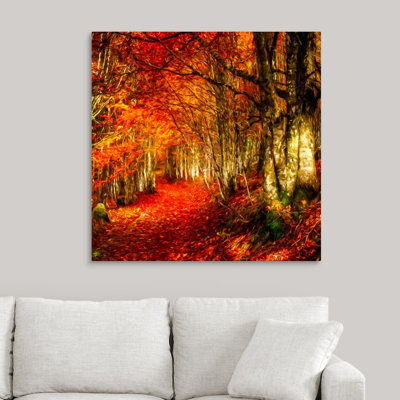 « red atmosphère it », reproduction de photo sur toile