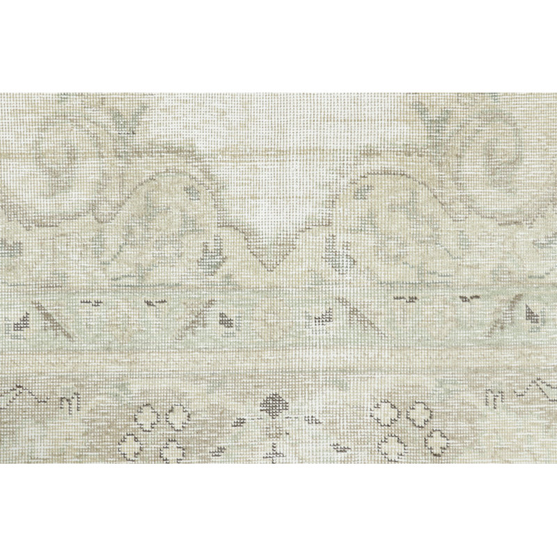 Distressed One-of-a-Kind 9'0X11'10 Hand Knotted Area Rug