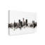 « jacksonville floride horizon black white », impression sur toile tendue-438131140