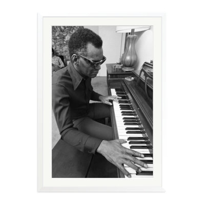 Ray Charles at home