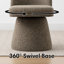 Chaise rembourrée pivotante-1200635667