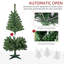 Grand arbre de Noël artificiel pré-éclairé-845686409
