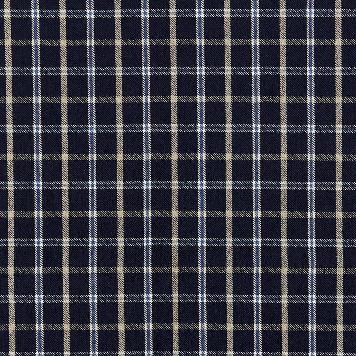 Chatham Bukhara Silk Ikat Fabric, Navy