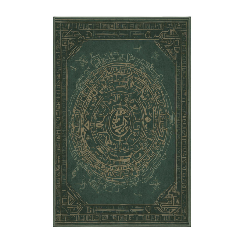 Ancient Ruins Rug, Rectangle 4' x 6'
