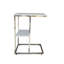 C Shaped Table With Shelf-Black-825958816