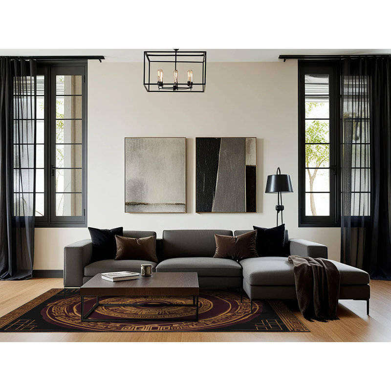 Heirloom Weave Rug, Square 4'
