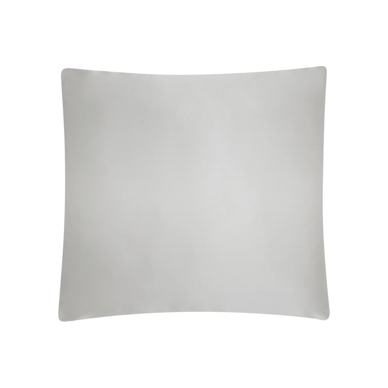 Signature Silk, Euro 26"x26", Silver Gray