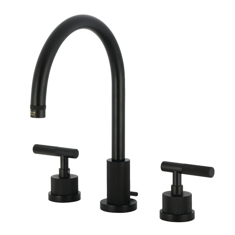 Robinet de salle de bain Kingston, Noir mat