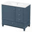 Meuble-lavabo avec lavabo, 3 tiroirs et tablettes de porte-238923786