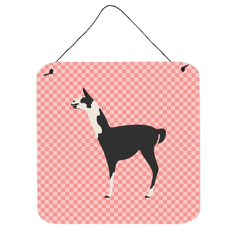 Landscape & Nature Wall Decor on Metal, Pink