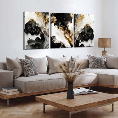 3 Piece Wrapped Canvas Wall Art