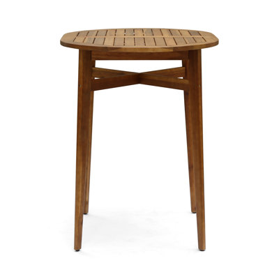 Engelhardt Solid Wood Bar Table by George Oliver