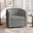 Power Lift Recliner Barrel Shape Recliner Chair Lift Assist Reclining Chair Electric Lift Chair With Footrest And Side Pocket For Seniors, Grey-1315444822