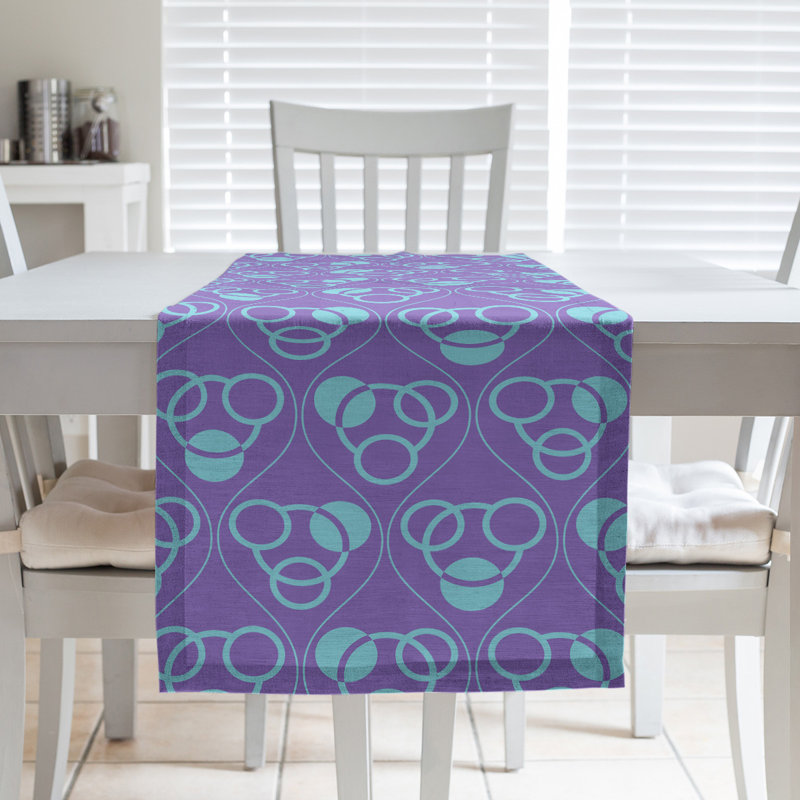 Chemin de table Classic, Mauve / bleu sarcelle clair, 16 po x 72 po