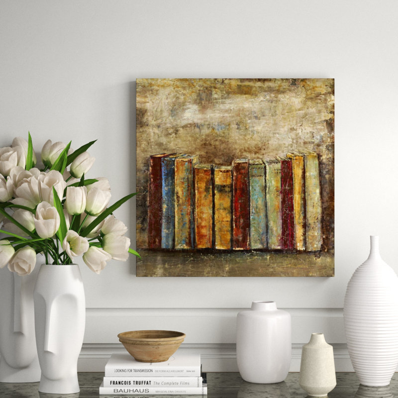 Antique Books Print by Alexys Henry, 24" H x 24" W, Plexi
