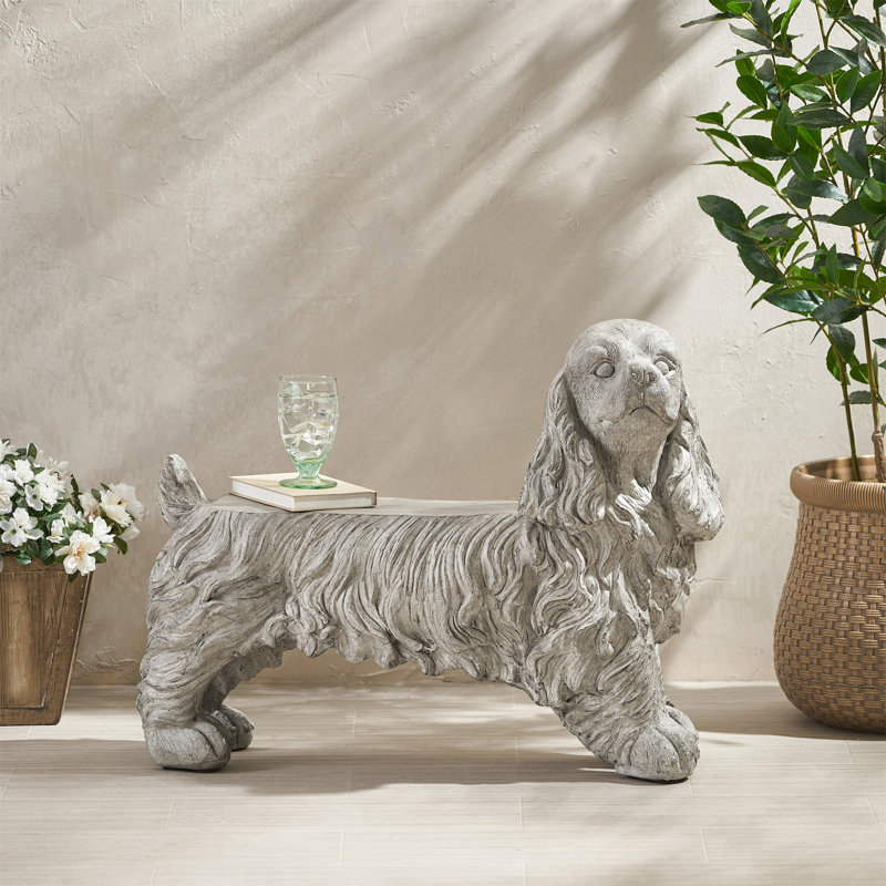 STATUE DE COWER SPANIEL DOG