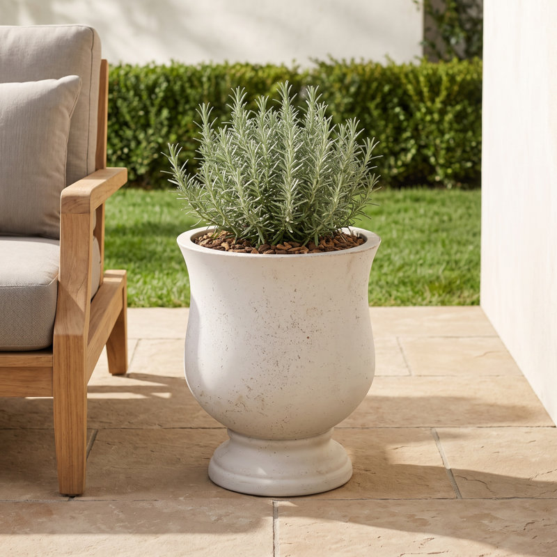 Jace Urn Planter, 14.75" H x 12.5" W x 12.5" D