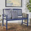 Banc en bois bleu marine pour répondre à divers besoins intérieurs et extérieurs - style à utiliser