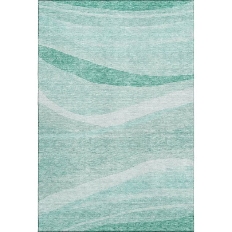 Premium Machine Washable Wayne AMF1099 Swirls Rug