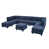 Dark Blue Polyester Blend