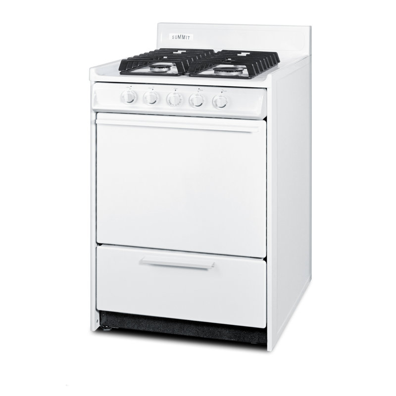 Summit Appliance 24 Inches Wide Sealed Burners Gas Range