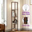 160cm White LED Column Floor Lamp