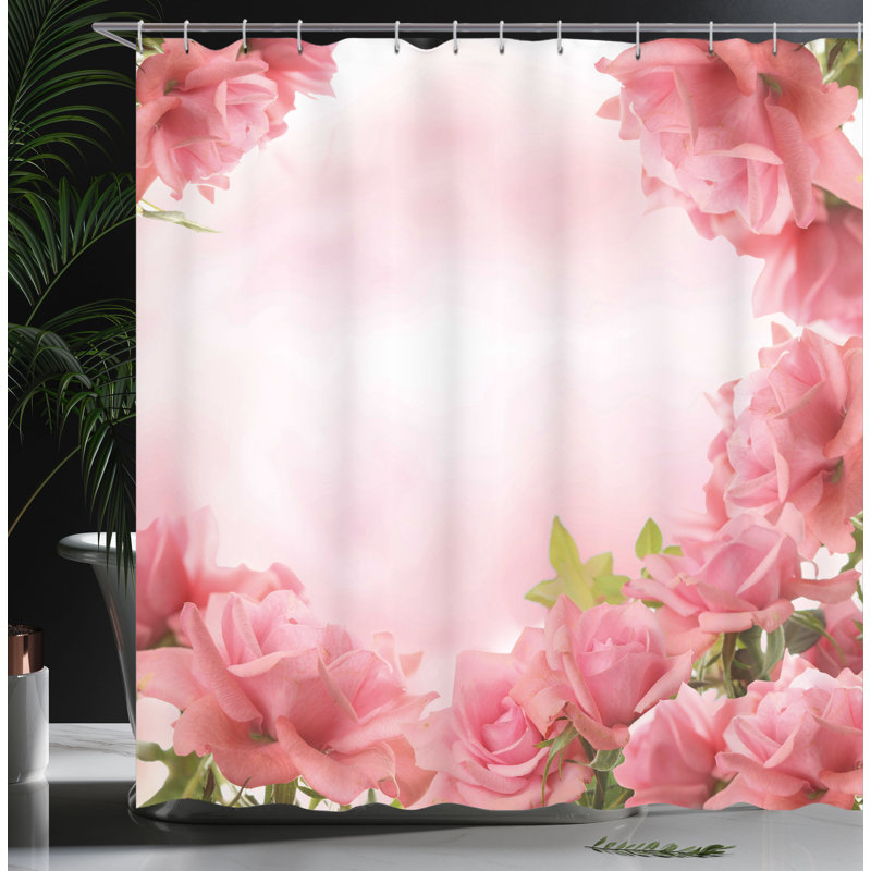 Shower Curtain with Hooks Included
