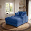 Chaise longue inclinable à motif de losanges moderne avec ports USB, porte-gobelet et coussins-843522993