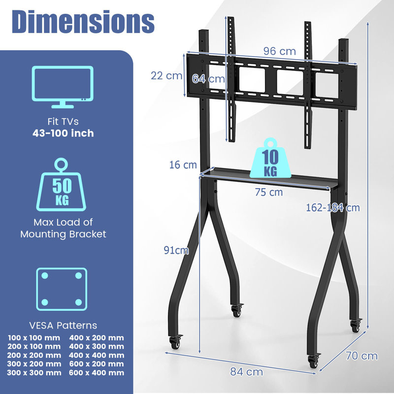 Unfinished TV Stand for TVs up to 70"