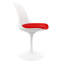 Chaise d'appoint pivotante tulipe Modholic, noire (ensemble de 2)-977501928-958523959