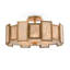Calcite 6 - Light Semi Flush Mount
