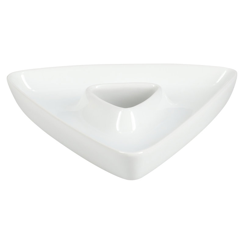 BIA Cordon Bleu 6-Ounce Porcelain Triangle Dish
