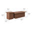 Ensemble de 2 tables basses gigognes Render