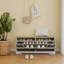 Banc de rangement pour chaussures avec 2 tiroirs rabattables