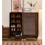 Armoire à chaussures en bois d'hévéa-2081698618