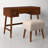 Headley Mid Century Modern 2 Drawer Flip Top Vanity Set