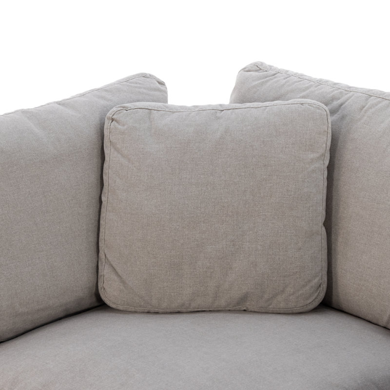 Centrale 2 Piece Sectional Sofa-Dstn Flannel, Destin Flannel Performance Weave