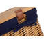 Wicker Lined Gift or Storage Hamper Basket with Lid-282393380-282393389