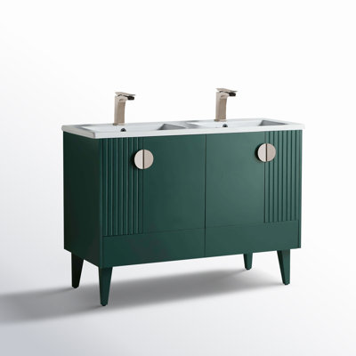 Saimah 47.25'' Double Bathroom Vanity
