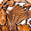 Cranes Handmade Animals Wall Decor on Solid Wood