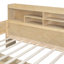 Lit de jour en bois avec tablettes de rangement, lit multifonctionnel-215333038-223377687