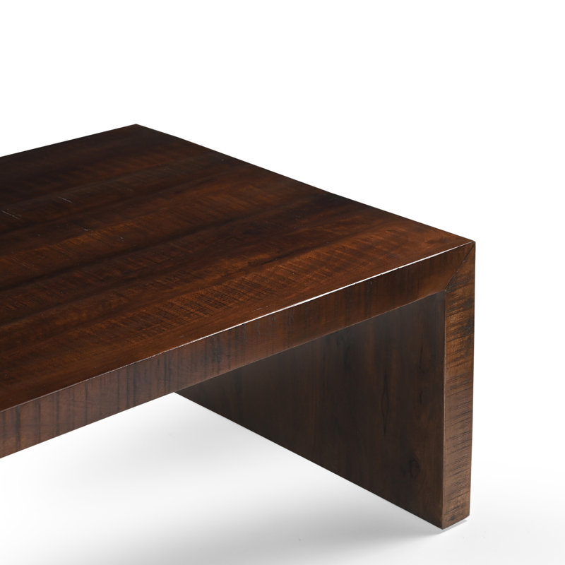 Table basse en noyer foncé