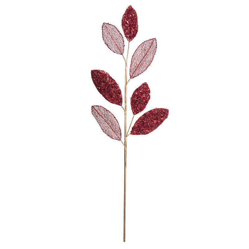 Leaf Aritificial, Rose Gold, 20" H x 4" W x 10" D