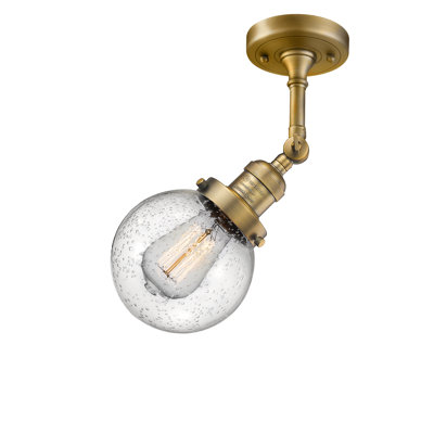 Plafonnier semi-encastré à 1 lumière Zarmayr