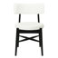 Chaises de salle à manger de style Mid-Century moderne (MP2 / carton) noir + beige-119320473