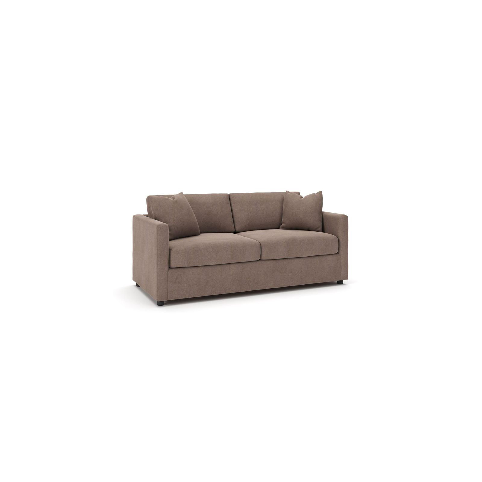 Godwin 75'' Upholstered Sleeper Sofa, Bella Cocoa Performance Velvet