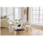 Chaise de salle à manger 1 pièce en tissu Teddy, avec dossier incurvé et pieds en métal doré, convient à la cuisine ou à la salle à manger-768487832